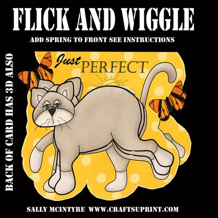 Flick and Wiggle Spring Front Cats Instructions Included