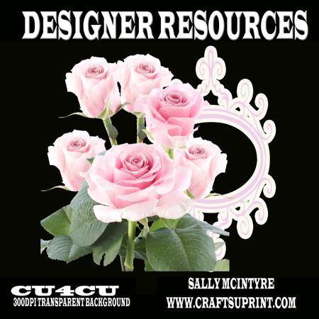 Designer Resources Beautiful Pink Roses