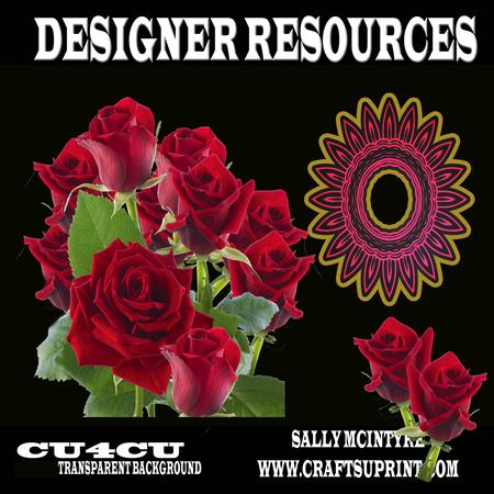 Red Roses Display- Designer Resources
