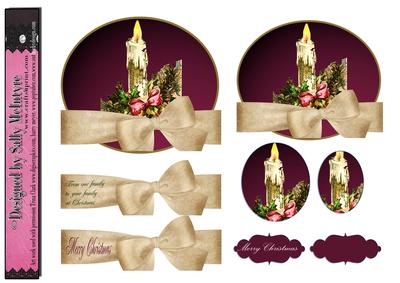Candles at Christmas 2 Card Sheet