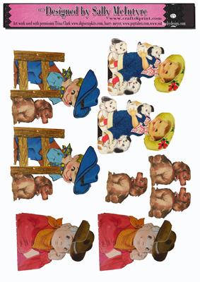 Boys Farm Vintage 3D