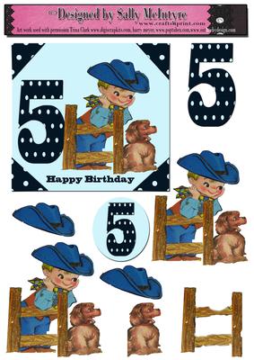You Are 5 Farm Boy Vintage 3D