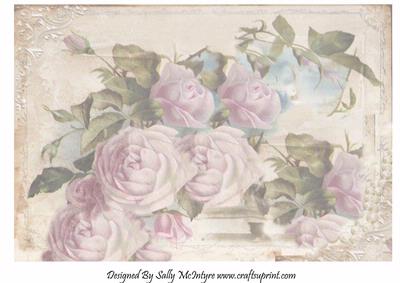 Antique Roses Background Amazing to Cut Up for Wedding Cards