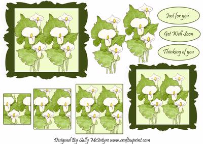Just for You Lily 2 Card Sheet