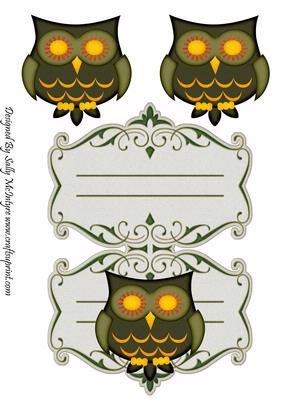 Looking Out for You Owl Card Step by Step