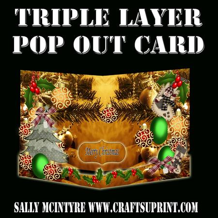 Triple Layer Christmas Easy with 3D