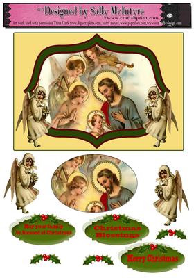 May Your Family Be Blessed at Christmas Pyramid