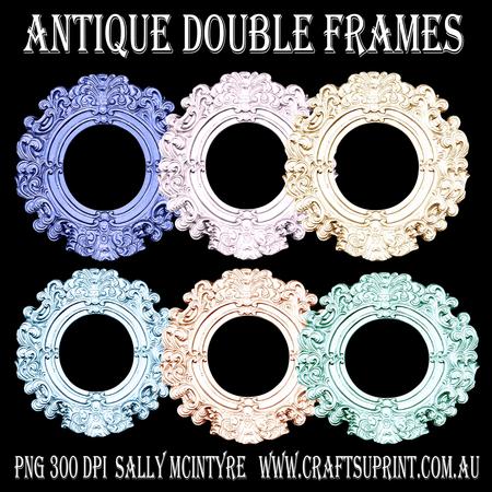 Circle Double Ornate Frame Png 300 Dpi Cu4cuok