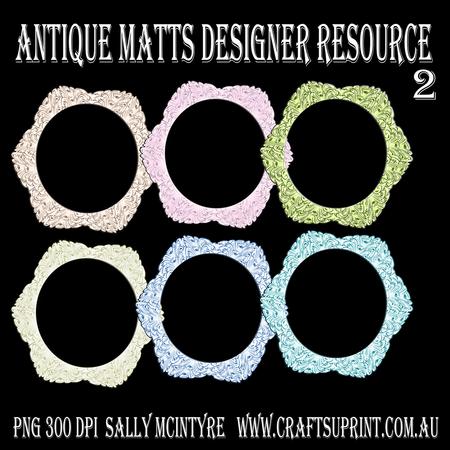 Ornate Frame Mats 2 Designer Resources,png 300dpi Cu4cu