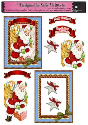 Merry Christmas Anne's Santa Includes from Australia