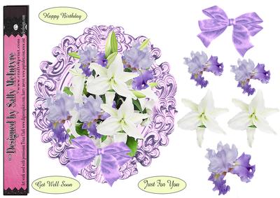 Lillies and Iris Multi Sentiment Card