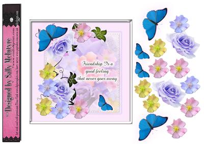Summer Flower Card Friendship is a Feeling That Never Goes A