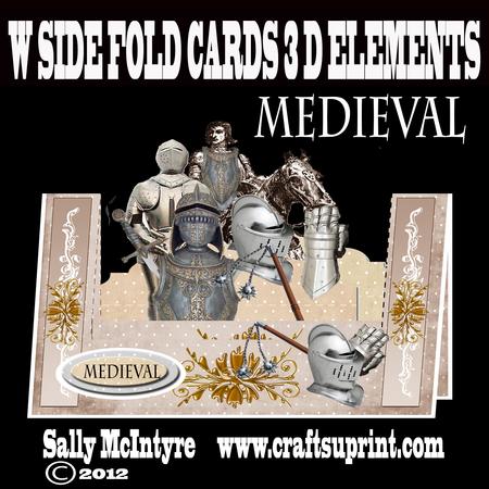 Medieval W Fold Card