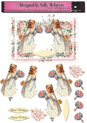 Vintage Girls Antique Ladies 2
