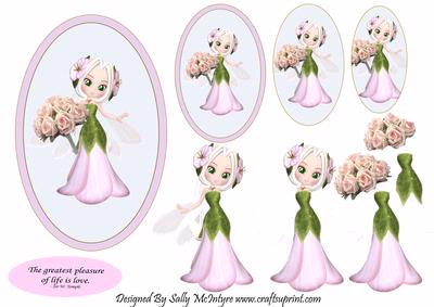 The Greatest Pleasure of Life is Love, Beautiful Card for the Blushing Bride