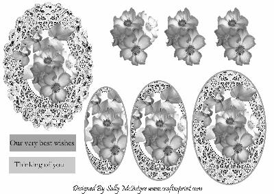 Just Perfect a Card for Most Occasions Black and White Says Our Very Best Wishes and Thinking of You