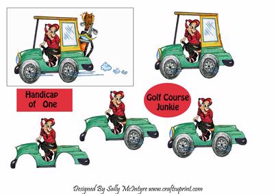 Golf Course Junkie Handicap of One