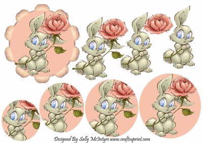 Some Bunny Loves You Baby or Easter Card