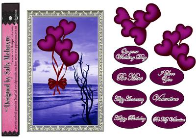 Valentine,anniversary,birthday Wedding Purple Sunse