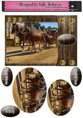 Stage Coach Pyramid Card