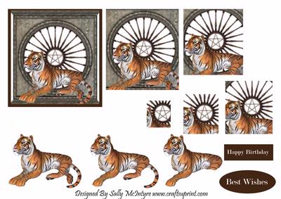 One for the Boys 2 Card Sheet Wild Animals