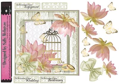 Formal Cream and Apricot Wedding,engagement or Anniversary