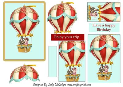 Enjoy Yourt Trip Happy Birthday- Balloon Trip