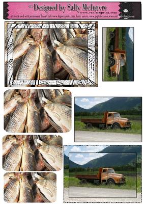 One for the Men Fishing and an Old Truck