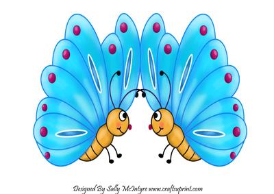 Butterfly Shaped Card