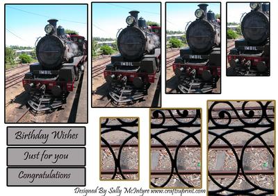 Trainyard Antics Birthday Wishes Just for You Congratulations