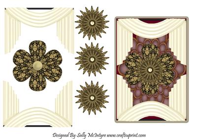 Elegance for Any Occasionthis Card Can Be Dimensionalised for Any Elegant Occasion Could Be Used for Birthdays Wedding, Engagement 21st or the Like