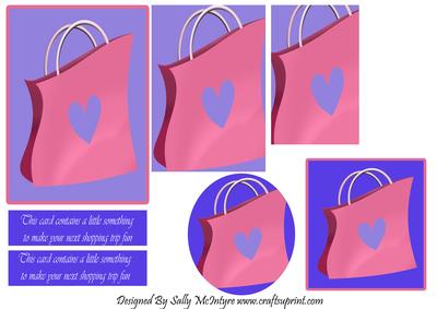This Card Contains a Little Something to Make Your Next Shopping Trip Fun