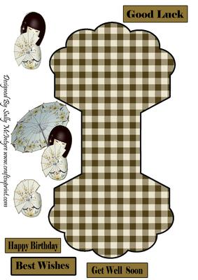 Japenese Geisha Rocker Card Step by Step