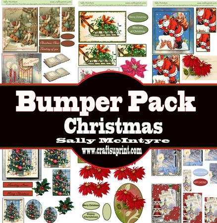 Bumper Christmas Kit 6sheets 2 Cards Per Sheet