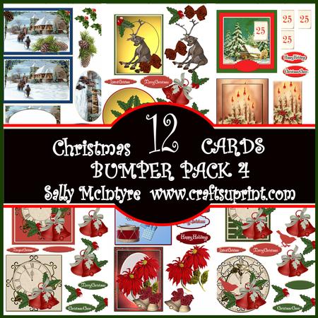 Bumper Kit 4 Christmas 12 Cards