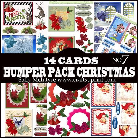 14 Card Bumper Kit No 7 Christmas