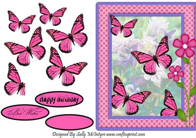 Butterfly Season Happy Birthday Best Wishes