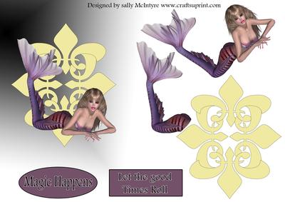 Magic Happens Let the Good Times Roll Mermaid