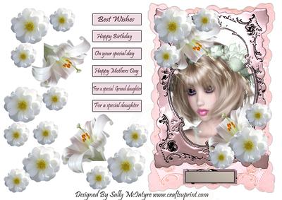 For a Special Daughter Granddaughter in Pinks