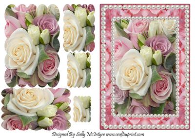 Beauty in Roses and Pearls