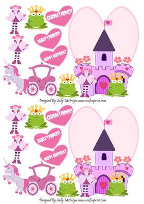 Daddy and Granpas Princess 2 Up