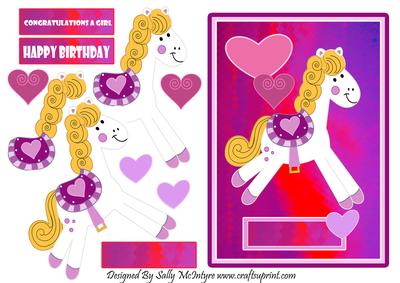 Congratulations a Girl Happy Birthday