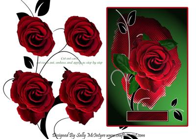 Red Roses for a Special Card