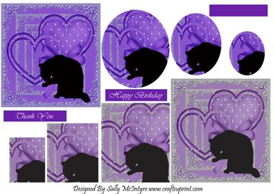 Cat Stuff Happy Birthday Thank You