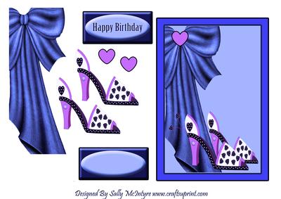 In My Blue Shoe Step by Step