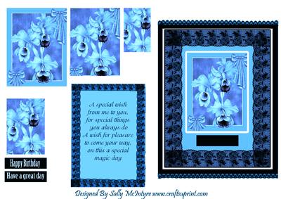 A Wish for Pleasure to Come Your Way All Blue and Lacy