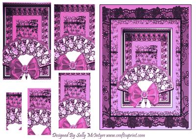 Purple Special Card Oriental Style
