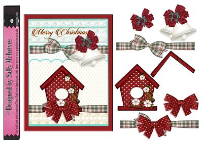 Merry Christmas to Suit Family and Friends 3D Card