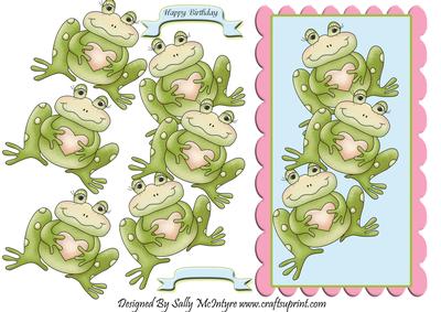 Stacks on the Mill Frogs Happy Birthday