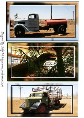 Dinosuars and Old Trucks Toppers